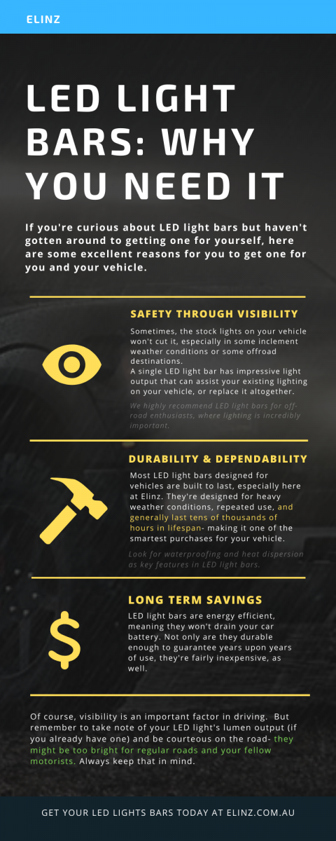 Led Light Bars: Why You Need It Infographic